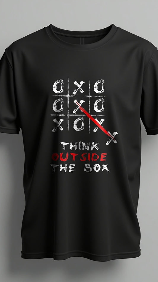 Think Outside the Box – Motivational Graphic T-Shirt