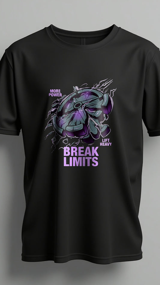 Break Limits™ – Ultra-Performance Motivational Gym T-Shirt