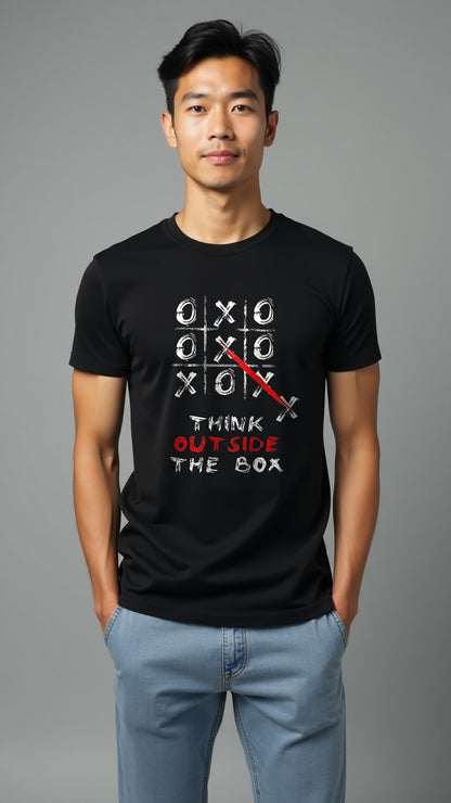 Think Outside the Box – Motivational Graphic T-Shirt