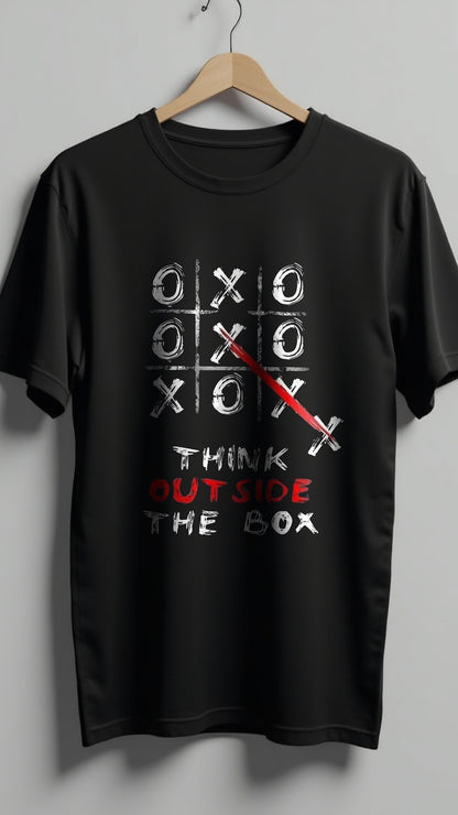 Think Outside the Box – Motivational Graphic T-Shirt